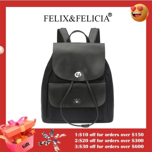 FELIX&FELICIA Factory Brand Fashion Casual Oxford Backpack Women High Quality Luxruy Teenagers Girls School Travel Shoulder Bag