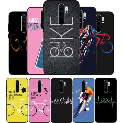 BIKE CYCLING art Black TPU Silicone Soft Phone Case For Redmi 4A 4X 7A 5 Plus 6 Pro NOTE 9 7 8 5 Pro 4 6