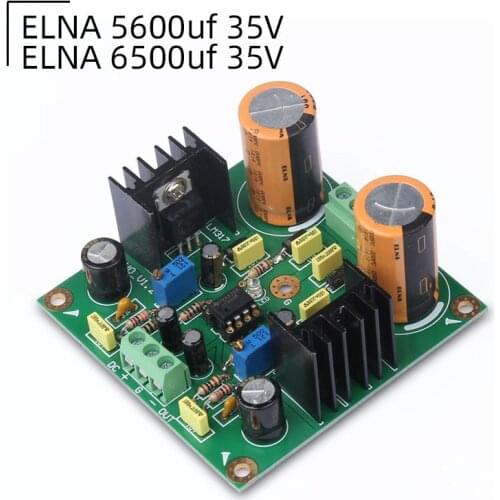 Finished LM317/LM337 LF 353 Servo Rectifier Filter Power Board AC to DC