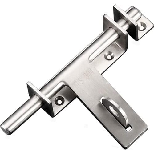 GTBL Stainless Steel Bolt 304 Heavy-Duty Left and Right Bolts Sliding Bolt Door Lock Latch