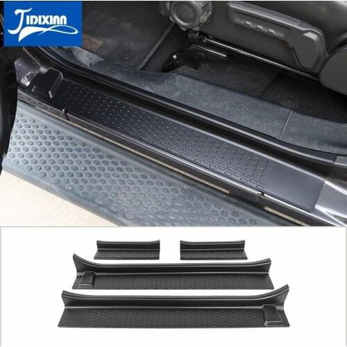 MOPAI Nerf Bars & Running Boards for Car Door Sill Scuff Plate Cover for Jeep Wrangler JL 2018+ for Jeep Gladiator JT 2018