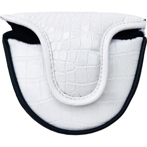 Golf Mallet Head Cover PU Center Putter Headcover Classical Protect Bag Sleeves