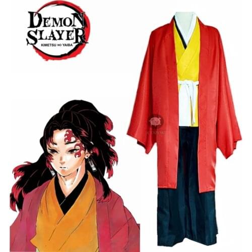 Demon Slayer Kimetsu no Yaiba Tsugikuni Yoriichi Cosplay Costume Men Women Kimono Uniform Halloween Carnaval Party Costume