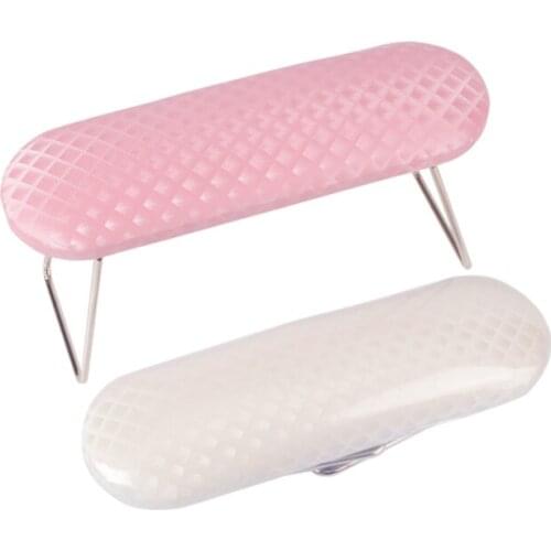 Leather Arm Rest Cushion Waterproof Wrist Support Hand Holder Pad Soft Washable Pillow Stand for Manicure Nail Art Lamp Tools