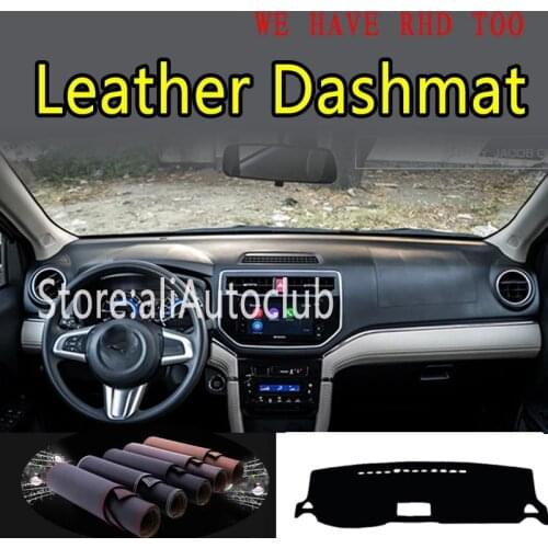 For Toyota Rush G3 2018 2019 2020 2021 Leather Dashmat Dashboard Cover Pad Dash Mat Sunshade Carpet Car Styling Accessories