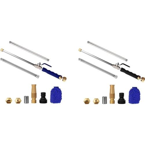 Hydro Jet Washer High Pressure Power Washer 38inch Wand Water Hose with Nozzle for Car Pet Window Cleaning Tool