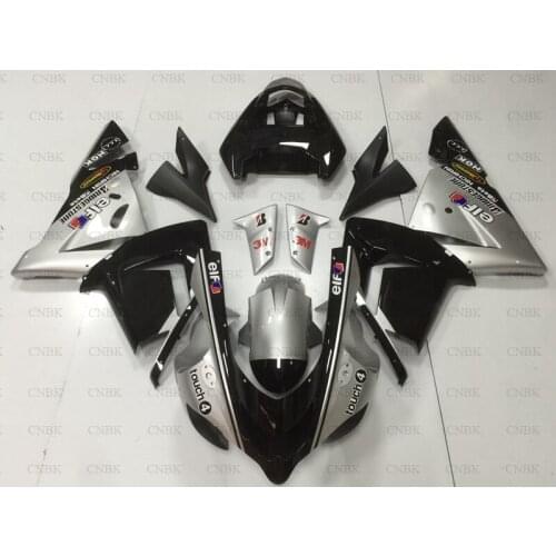 Motorcycle Fairing for ZX10r 05 ZX10r Fairing Kits 05 Ninja ZX 10r Fairings 2004 - 2005 Silver Black