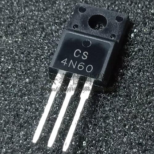 Original new 5pcs/ 4N60 CS4N60 4A/600V TO-220F