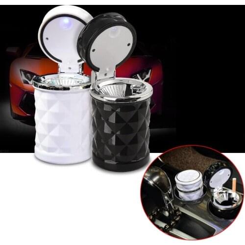 Car Ashtray Smokeless Cigarette Ash tray for Car Outdoor Use Ash Holder Windproof Automatically Extinguished Ash Tray