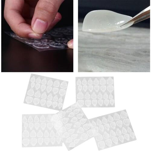 Transparent Adhesive Tapes Nail Art DIY Stickers Double-sided Nail Tapes Nail Supplies False Nail Tips Extension Tools