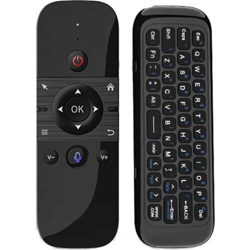 M8 Backlit Air Mouse Smart Voice Remote Control 2.4G RF Wireless Keyboard Air Mouse IR learning Gyro Sensing