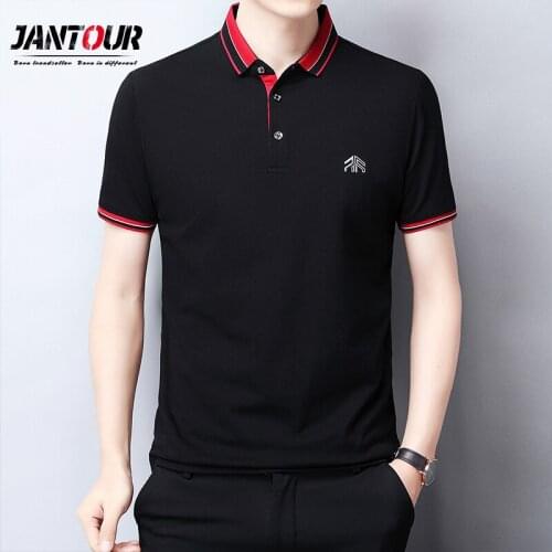 High Quality 2021 New Mens Short Sleeve Polo Shirts Brand 100% Cotton Homme Fashion Summer Sportswear Male Tops M-4XL