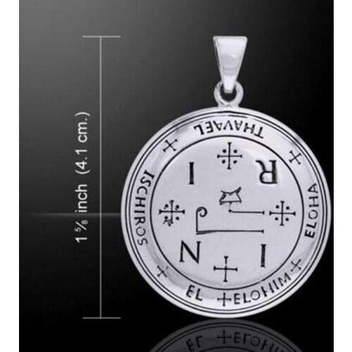 Silver or Gold Color Archangel Thavael Talisman Sigil of Thavael Angelic Pendant - Virtue and Grace jewelry