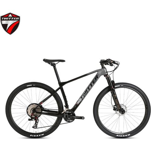 TWITTER Carbon Fiber Quick Release Mountain Bike 2x13 Variable Speed Bicycle XC Off Road Mountain Bike