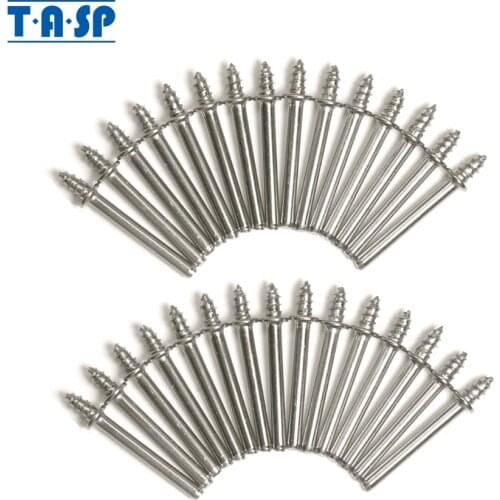 TASP Screw Mandrels 3mm 1/8" Shank 30pcs Mini Drill Dremel Rotary Tool Polishing Accessories