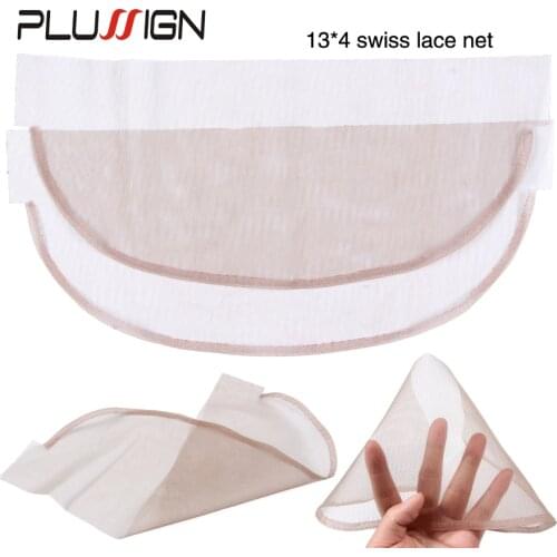 3 Pcs/Lot Top Swiss Net For Lace Wig Base Cap 4x4 5x5 13x4 13x6 360 Frontal Closure Base Wig Netting Lace Material Skin Color