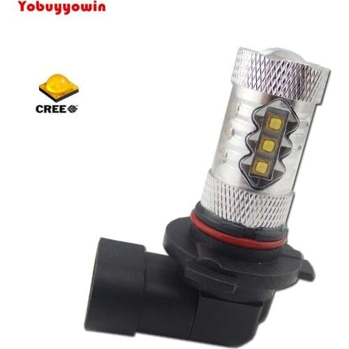 2Pcs 9005 HB3 55W/80W Bulb Non-polar White Fog Light Lamp HB3 P20d H262 H258 High Beam Fog Light Bulbs Daytime Running Lights