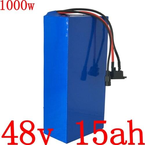 48V 15AH E-Bike Battery 48V 500W 750W 1000W Electric Bike Battery 48V 10AH 13AH 15Ah Lithium Battery With 30A BMS and 2A Charger