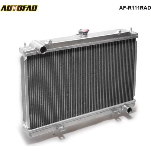 Manual Racing Aluminum Radiator Fit For Nissan Silvia S14 S15 SR20DET 240SX 200SX 2 Row 50MM AF-R111RAD