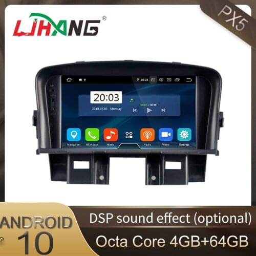 LJHANG Octa Cores Android 10 Car DVD Player For Chevrolet CRUZE 2008-2012 GPS Navigation WIFI 2 Din Car Radio RAM 4G ROM 64G RDS