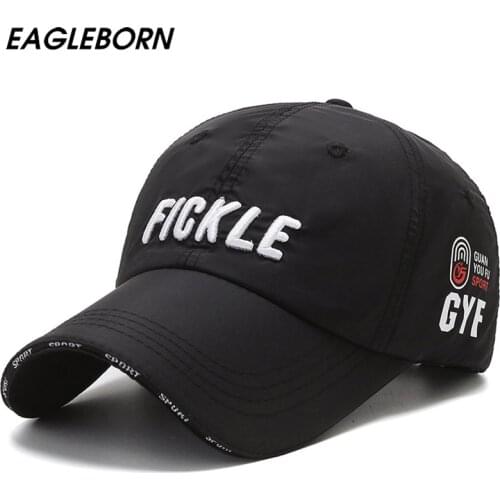New Embroidered Letter Baseball Cap Summer Sports Cap Lightweight Baseball Cap Women Outdoor Breathable Golf Sunshade Sun Hat
