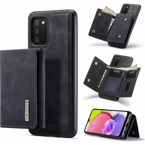 Flip Leather Case For Samsung A03S A02S A32 A22 A12 A52 A72 A51 A71 A42 A21S Galaxy S20 S21 FE Note20 Plus Wallet Magnetic Cover