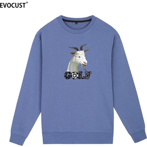 Golf Wang goat Tyler The Creator hip hop rapper music Sweatshirts Hoodies men women Skate unisex Combed Cotton