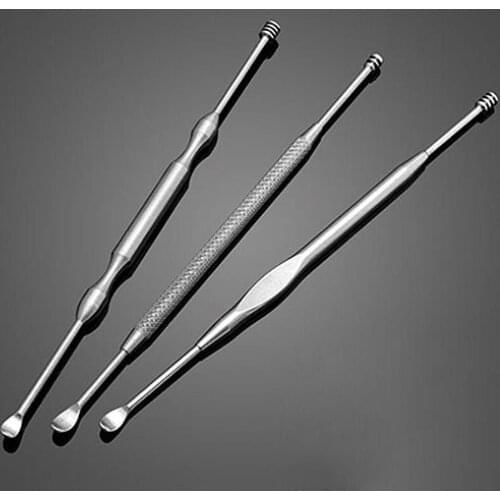 1Pc Earpick Stainless Steel Ear Wax Remover Curette Cleaner Health Care Tool