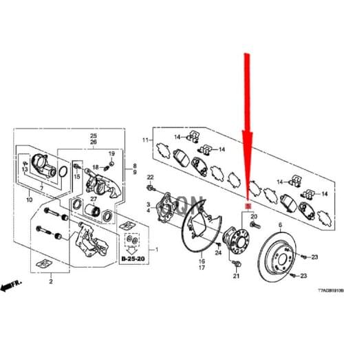 Rear wheel hub right 2016-Hon daV EZE LX RV front and rear disc brake rims front and rear aluminum wheel rims aluminum rim