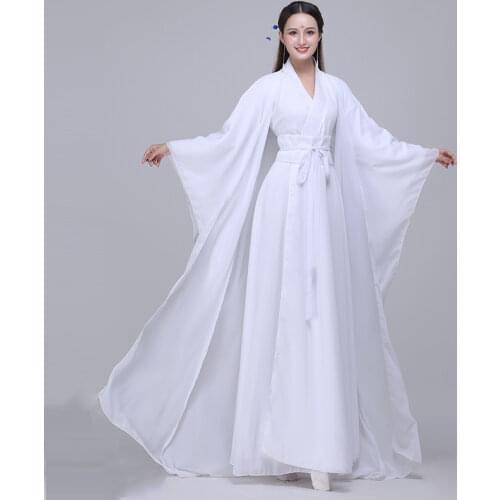 Cosplay Costume Traditional Women Hanfu Clothing Chinese Ancient Halloween Clothes Classic Dance Zither Performance Dress Gown