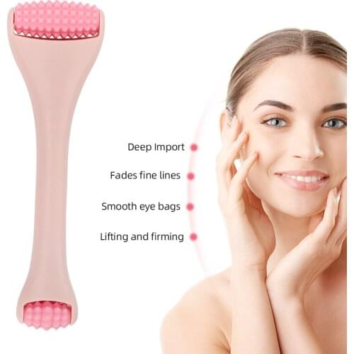 Face Massager Double Head Silicone Face Roller Facial Lifting Wrinkle Remove Massage Roller Health and Beauty Skin Care Tools