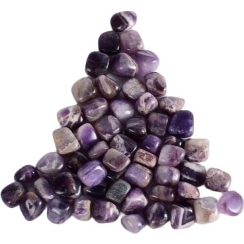 100g amethyst tumbled stone Irregular polishing natural rock and quartz palm bead chip love for Chakra Healing collection decor