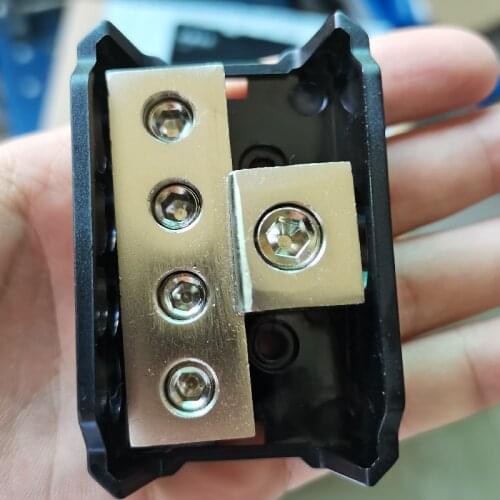 New car audio power amplifier modified insurance one point four / one output four grounding box junction box hub splitter 1PCS