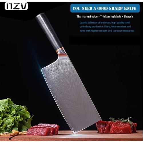NZV Chefs Knife 67 Layers Japanese Damascus Steel Damascus Chef Knife 8 Inch Damascus Kitchen Knife G10 Handle Senior Gift box