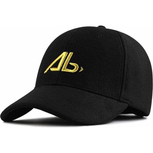 56-60 60-68cm Large Head Man Winter Big Size Wool Snapback Cap Felt Fitted Sport Hats Man Plus Size Velvet Baseball Caps