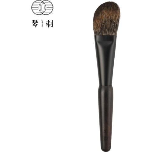 QINZHI Professional Handmade Make Up Brush Z212 Angled Contour Sculpting Brush Soft Canadian Squirrel Hair Makeup Brushes