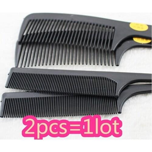 1 Thin and 1 Dense Beauty Make Up Hair Comb for Women and Man Hair Style Styling Hair Care Detangling Brush Wide Tooth Comb