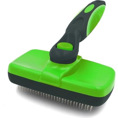 Pet Grooming Brush Comb Dog Self Cleaning Brush for Small Large Dog Cat Short Long Hair Shedding