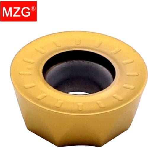 MZG 10PC RPMT 1204 10T3 08T2 ZP152 ZP201 CNC Lathe Machine Tool Holder Milling Cutter Round Nose Carbide Inserts
