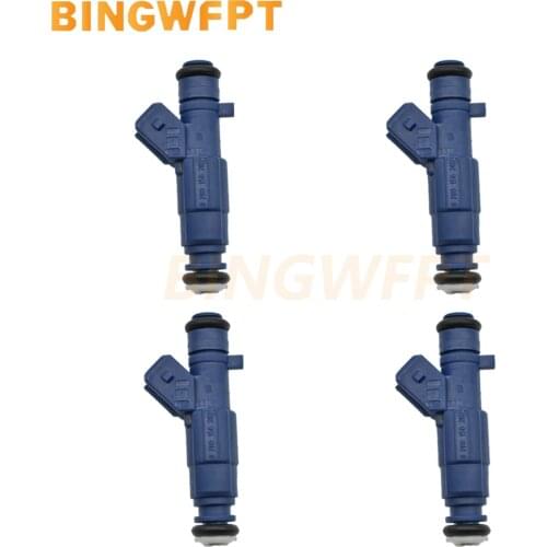 4X 0280156263 Fuel Injector for Chery Flauta Com Bico Injetor Face 1.3 16v Flex 2010 Em Diante