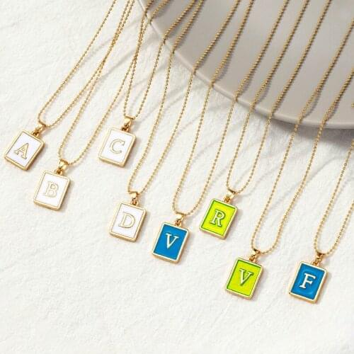 Y2K Jewelry 26 English Letter Necklace For Women Metal Vintage Harajuku Punk Hip Hop Fashion Necklace Charm 90s Aesthetic Gifts