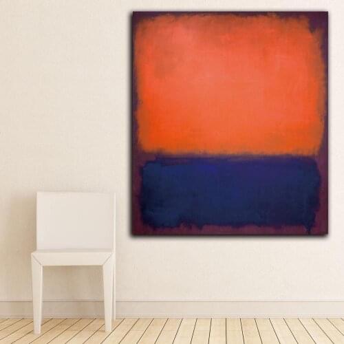Famous Wall Pictures For Living Room Mark Rothko No. 14 Print Canvas Art Home Decor Modern No Frame Oil Painting