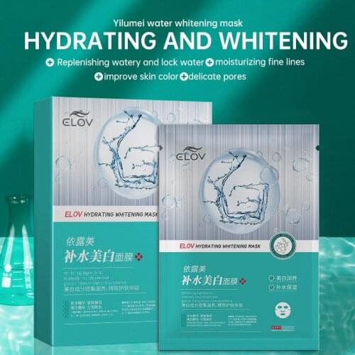 ELOV Hyrdating Whitening Facial Mask Plant Essence Face Masks 10PCS