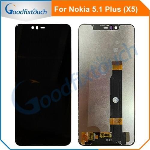10pcs LCD Display For Nokia 5.1 Plus 5.1Plus X5 LCD Display Touch Screen Digitizer Assmebly For Nokia X5 Replacement Parts