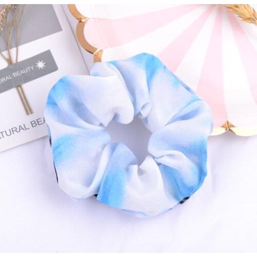 4Inch Colorful Scrunchie Women Girls Elastic Hair Rubber Bands Accessories Ponytail Holder Headdress Hair Accessories