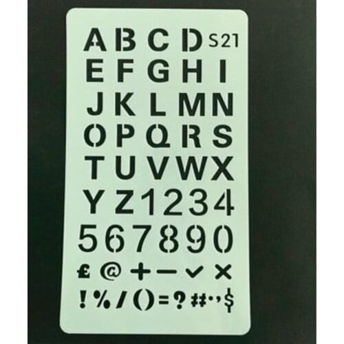 4pcs/lot Stencil Plastic Stencils Journal/Notebook/Diary/Scrapbook Hollow DIY School Stationery Office Supplies