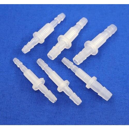 5~100pcs M6 M8 Hex Nut To 3~6mm PP Garden Pipe Fittings Pagoda Connectors Aquarium Fish Tank Adapter Air Pump Hose Joints