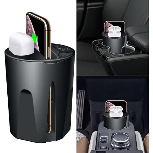 696 CN9 X9 Fast Wireless Charger Car Cup Vehicle-mounted stand for iphone 8 8 Plus XS MAX XR for Samsung note10/9/8 S9/S10 etc