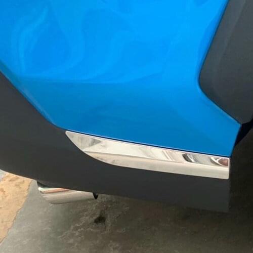 Auto rear and front bumper protecting sticker for RAV4 2020 , stainless steel