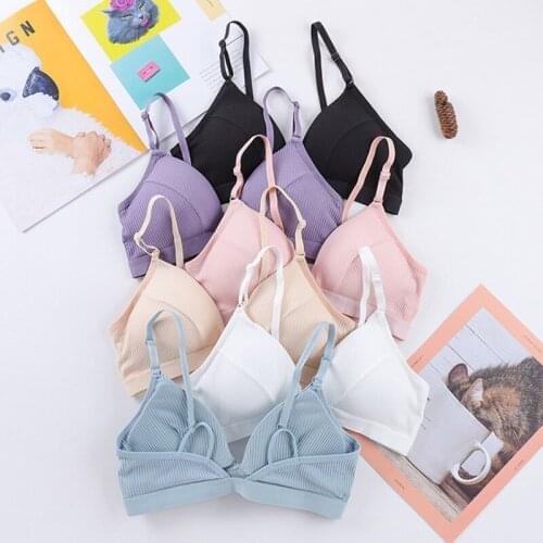 Sexy Bralette Push Up Bras For Women Sexy Lingerie Wireless Seamless Brassiere Backless Cotton Underwear Bh